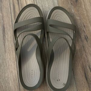 CROCS Women's Brown Comfort Sandals